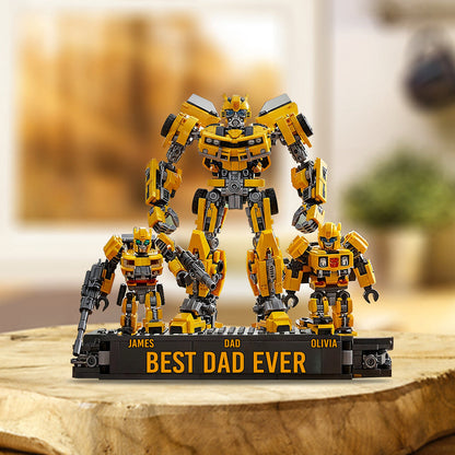 Best Dad Ever - Personalized Father Custom Shaped Acrylic Plaque
