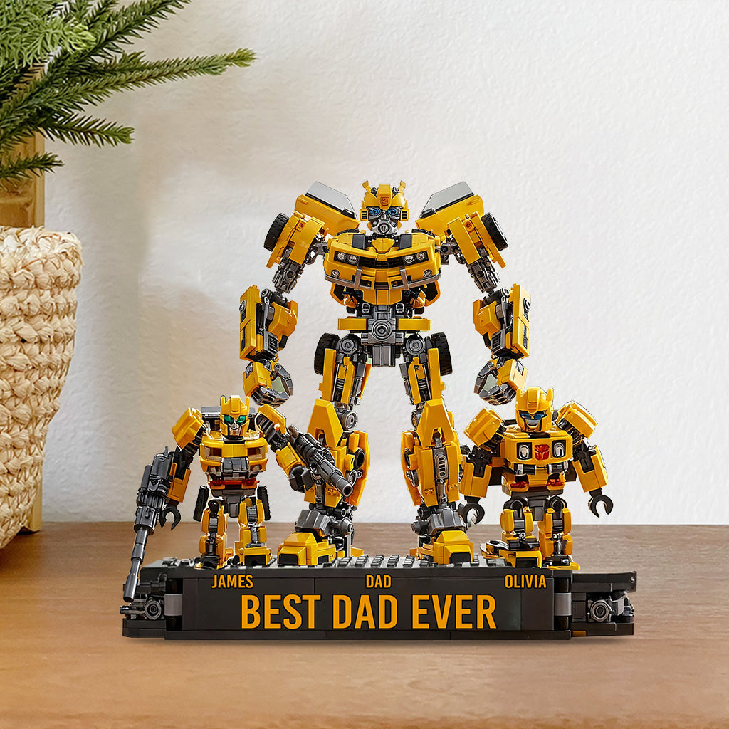 Best Dad Ever - Personalized Father Custom Shaped Acrylic Plaque