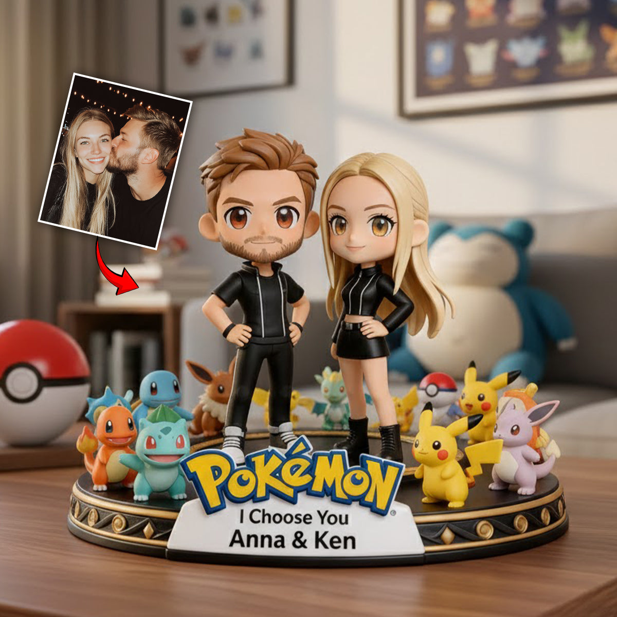 Monster Trainer Anniversary Custom From Any Photo - Personalized Monster Trainer Custom Shaped Acrylic Plaque