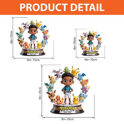 Monster Trainer Anniversary Custom From Any Photo - Personalized Monster Trainer Custom Shaped Acrylic Plaque