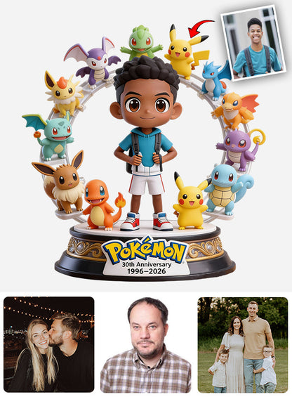 Monster Trainer Anniversary Custom From Any Photo - Personalized Monster Trainer Custom Shaped Acrylic Plaque