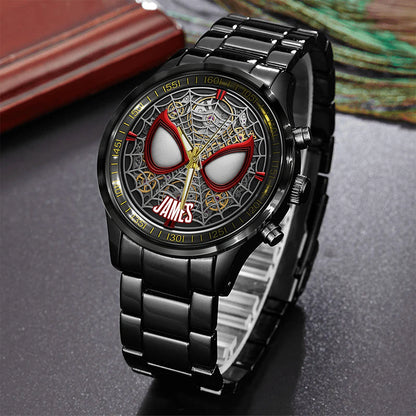 Cool Spider Mask - Personalized Marvelous Universe Hand Watch