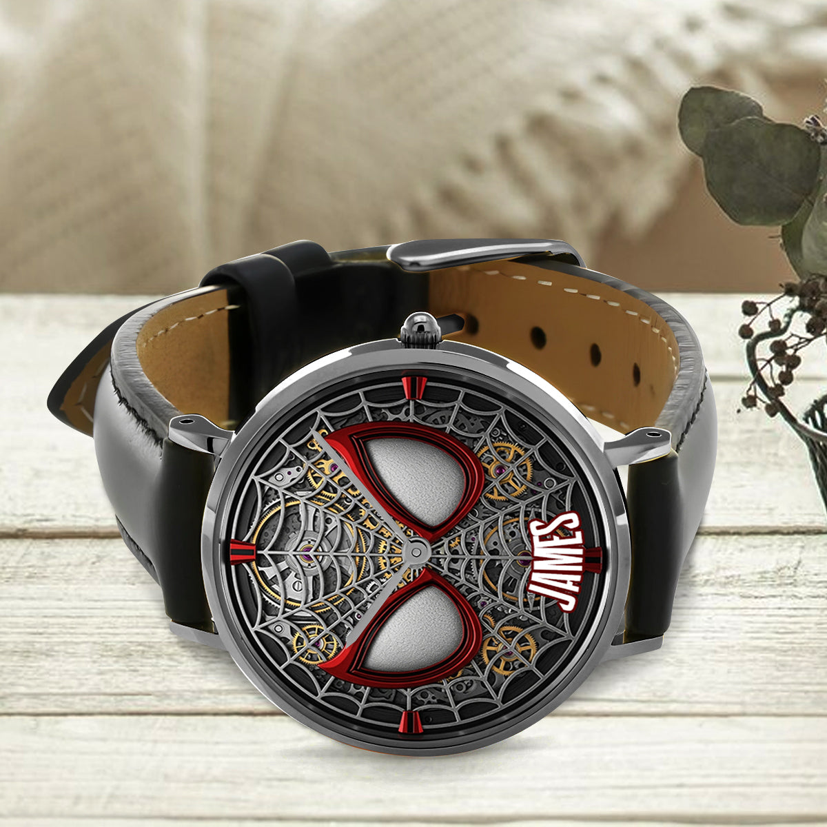 Cool Spider Mask - Personalized Marvelous Universe Hand Watch