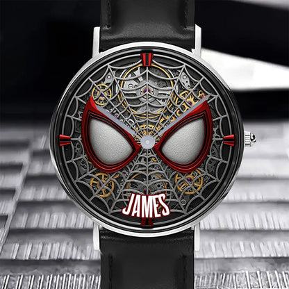 Cool Spider Mask - Personalized Marvelous Universe Hand Watch