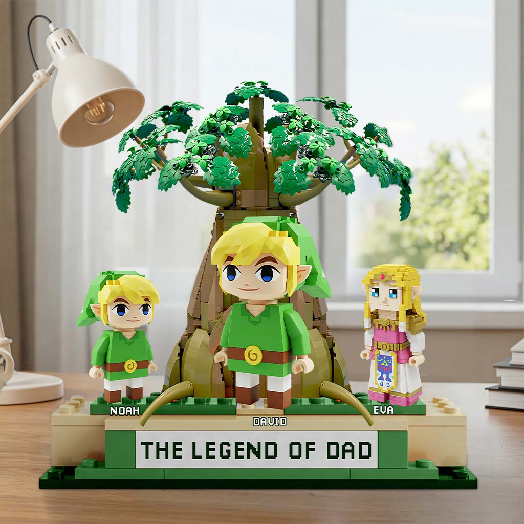The Legend Of Dad - Personalized The Hero's Legend Custom Shaped Acrylic Plaque