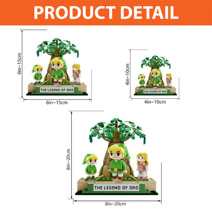 The Legend Of Dad - Personalized The Hero's Legend Custom Shaped Acrylic Plaque