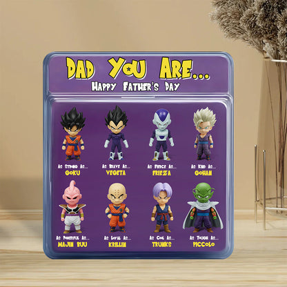 Dad You Are... - Personalized Seven Balls Custom Shaped Acrylic Plaque