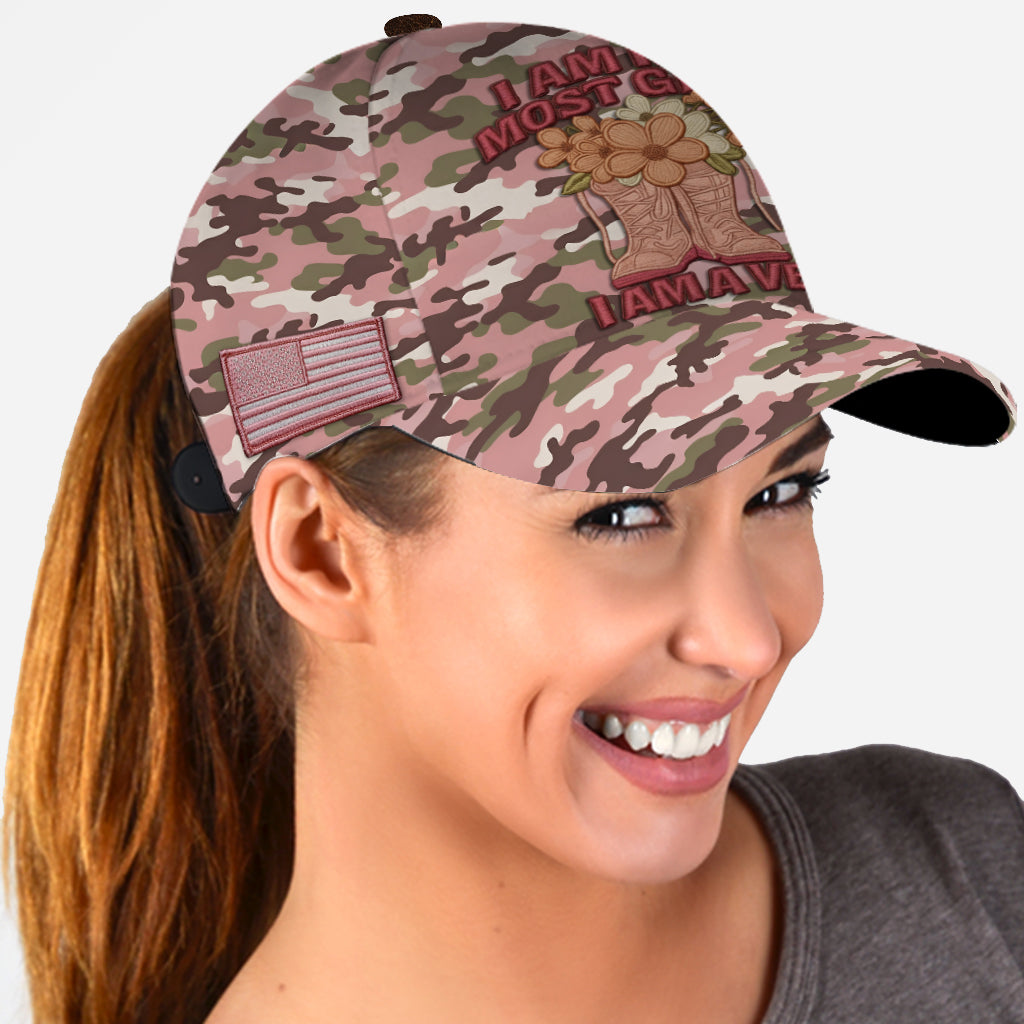 I Am Not Most Girls I Am A Vet Women Veteran - Personalized Veteran Classic Cap