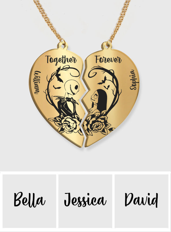 Till Death Do Us Part - Personalized Nightmare Matching Pendant Necklace