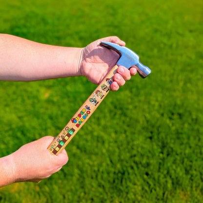 Super Daddio - Personalized Father Wooden Hammer