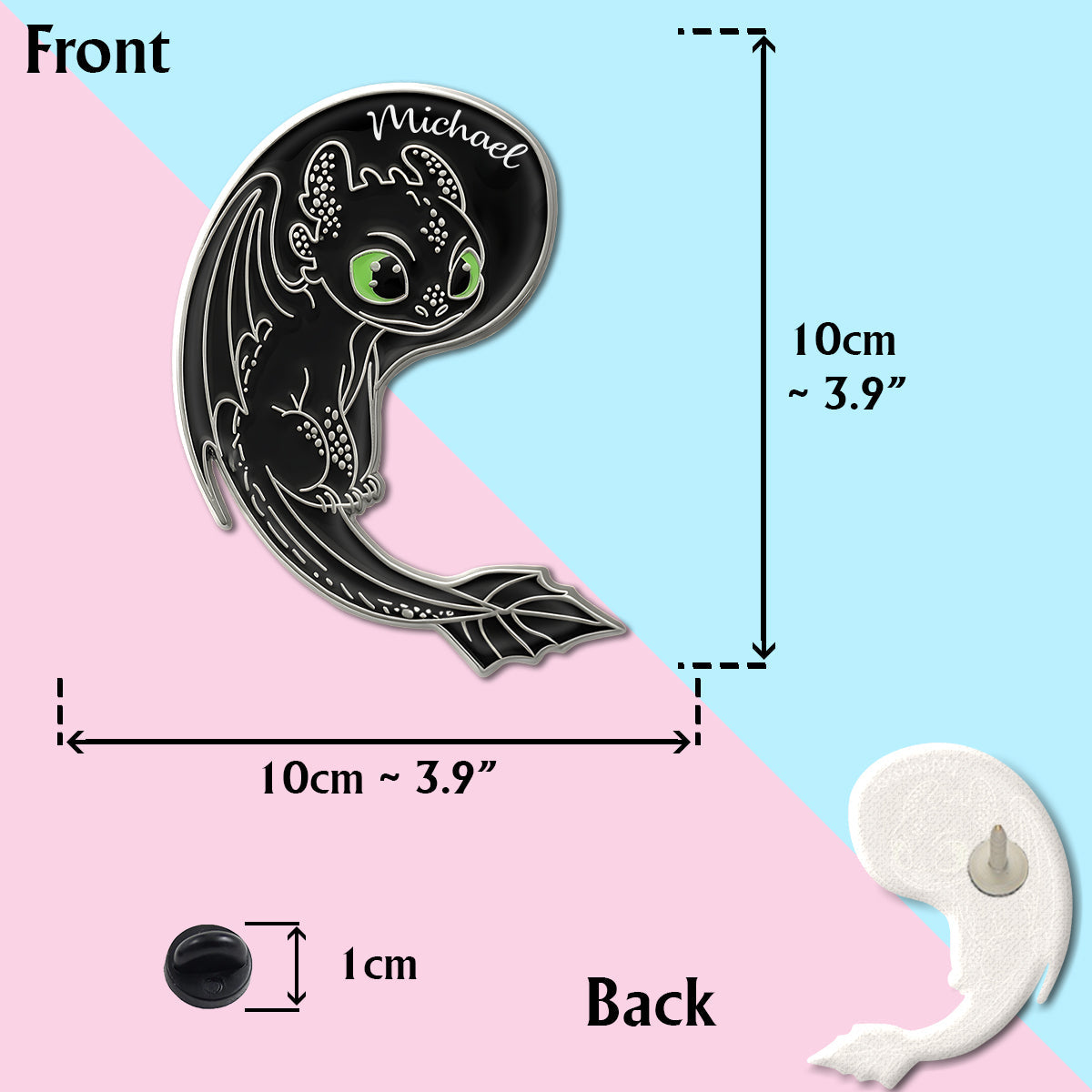 You're The Ying To My Yang - Personalized Pin