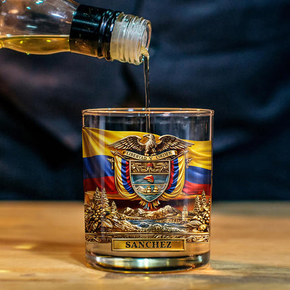 Proud Colombian - Personalized Expats Whiskey Decanter Set