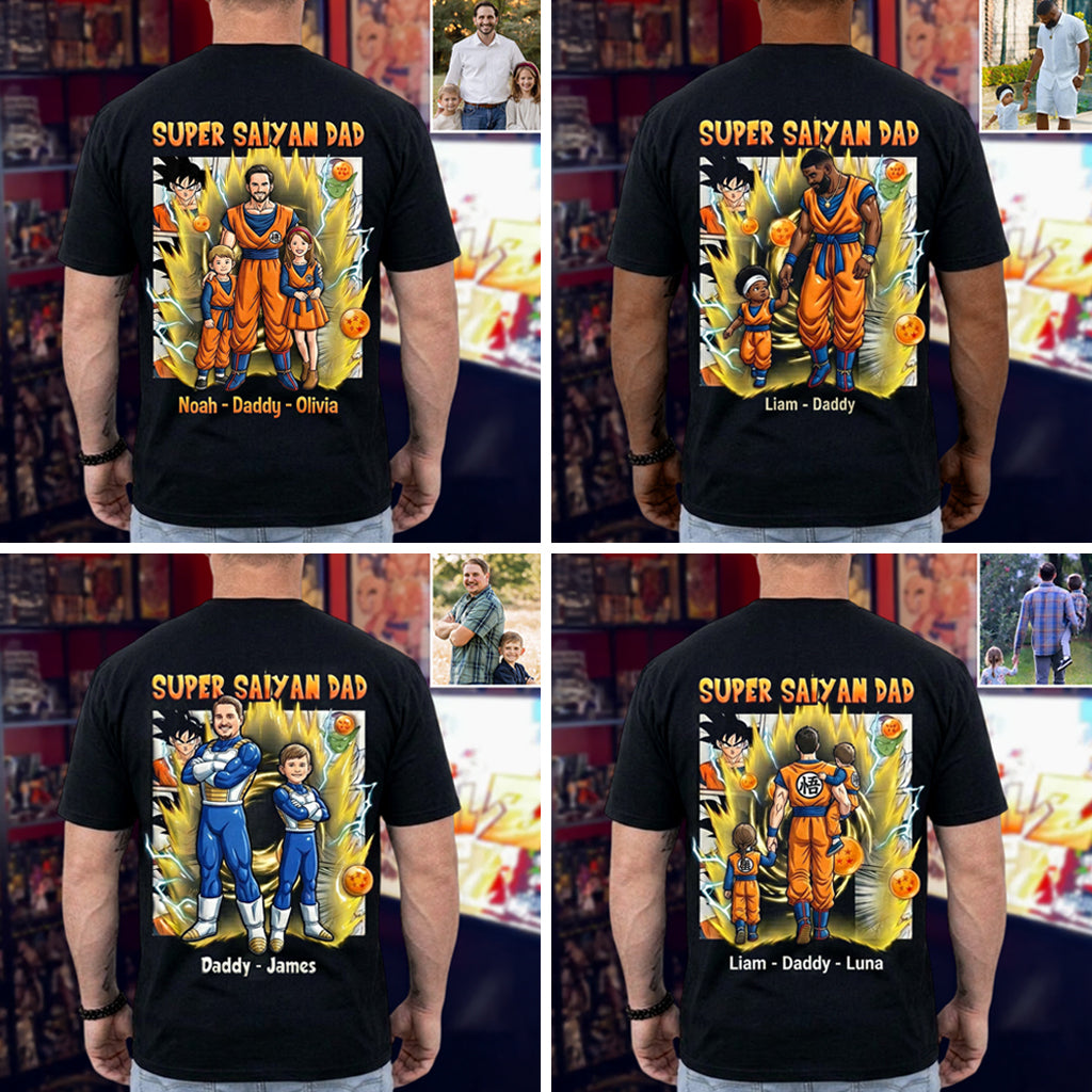 Legendary Super Power Father - Personalized Seven Balls T-shirt And Hoodie