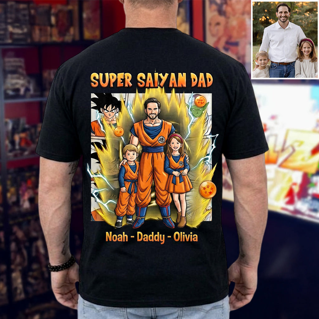 Legendary Super Power Father - Personalized Seven Balls T-shirt And Hoodie