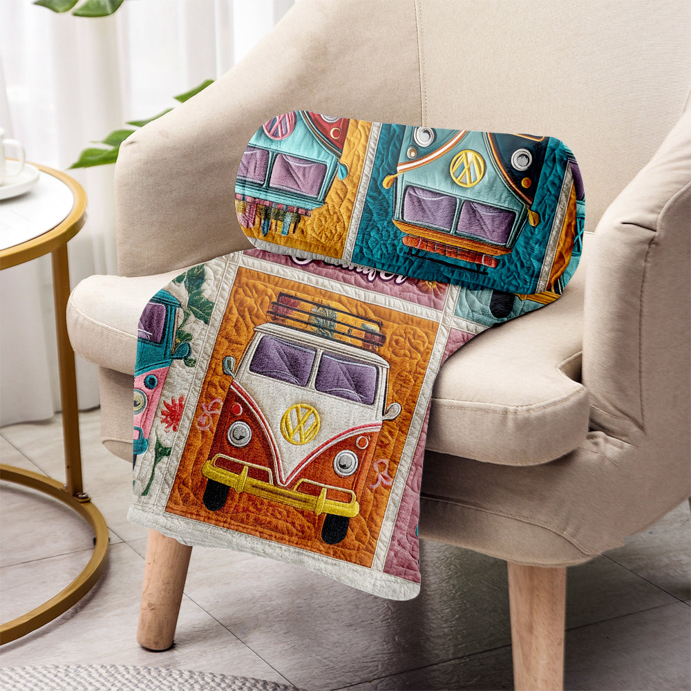 Hippie Caravans - Personalized Hippie Blanket