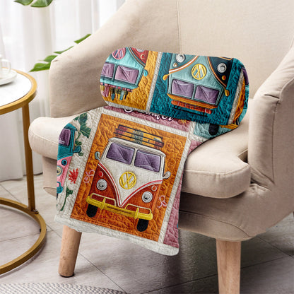 Hippie Caravans - Personalized Hippie Blanket