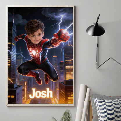 Into The Universe - Personalized Spider Canvas And Poster