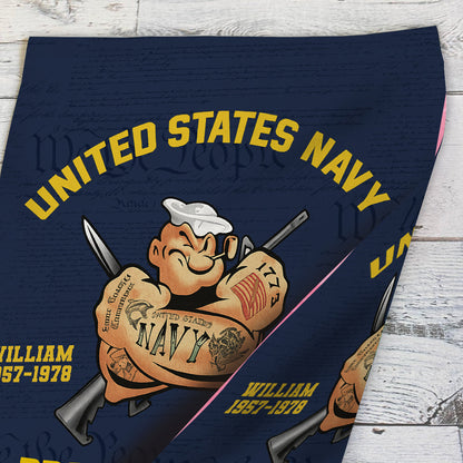 Proudly Served - Personalized Veteran Garden Flag