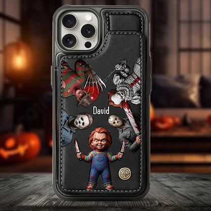 Horrors Characters - Personalized Horror Character Wallet Phone Case