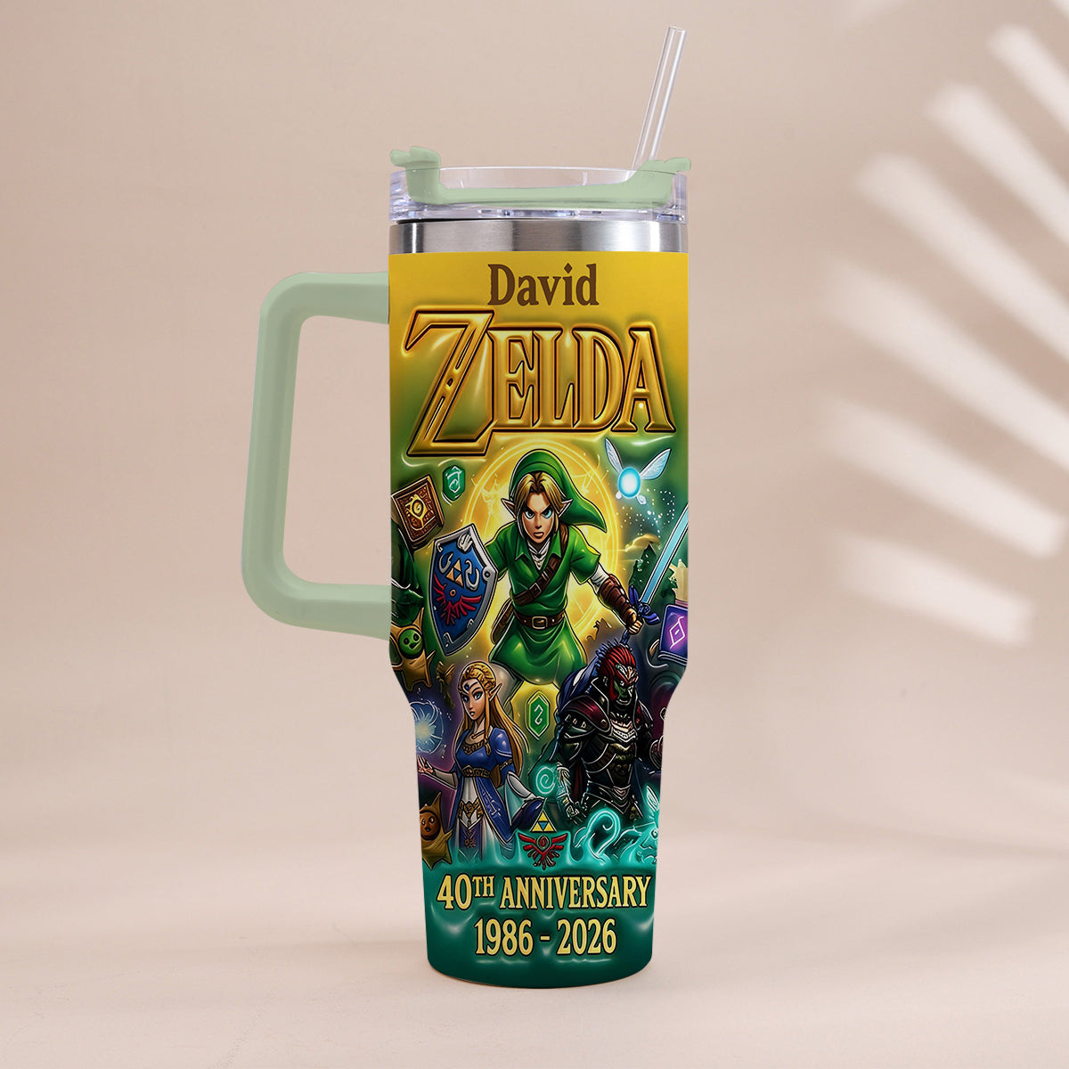 Best Memories - Personalized The Hero's Legend Tumbler With Handle