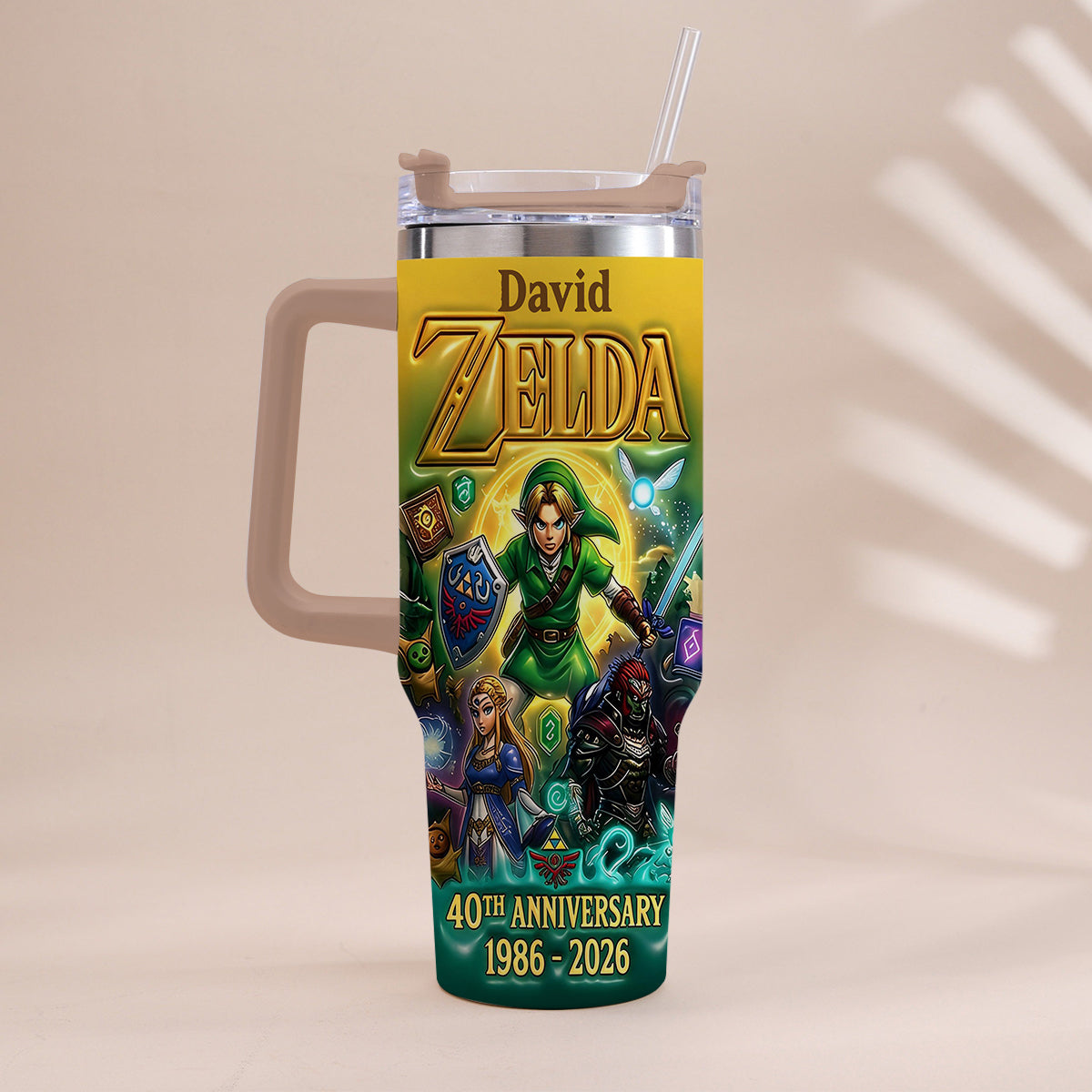 Best Memories - Personalized The Hero's Legend Tumbler With Handle