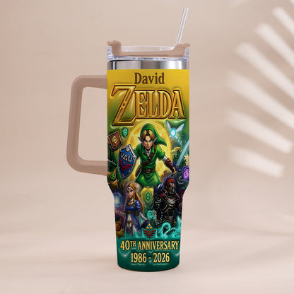 Best Memories - Personalized The Hero's Legend Tumbler With Handle