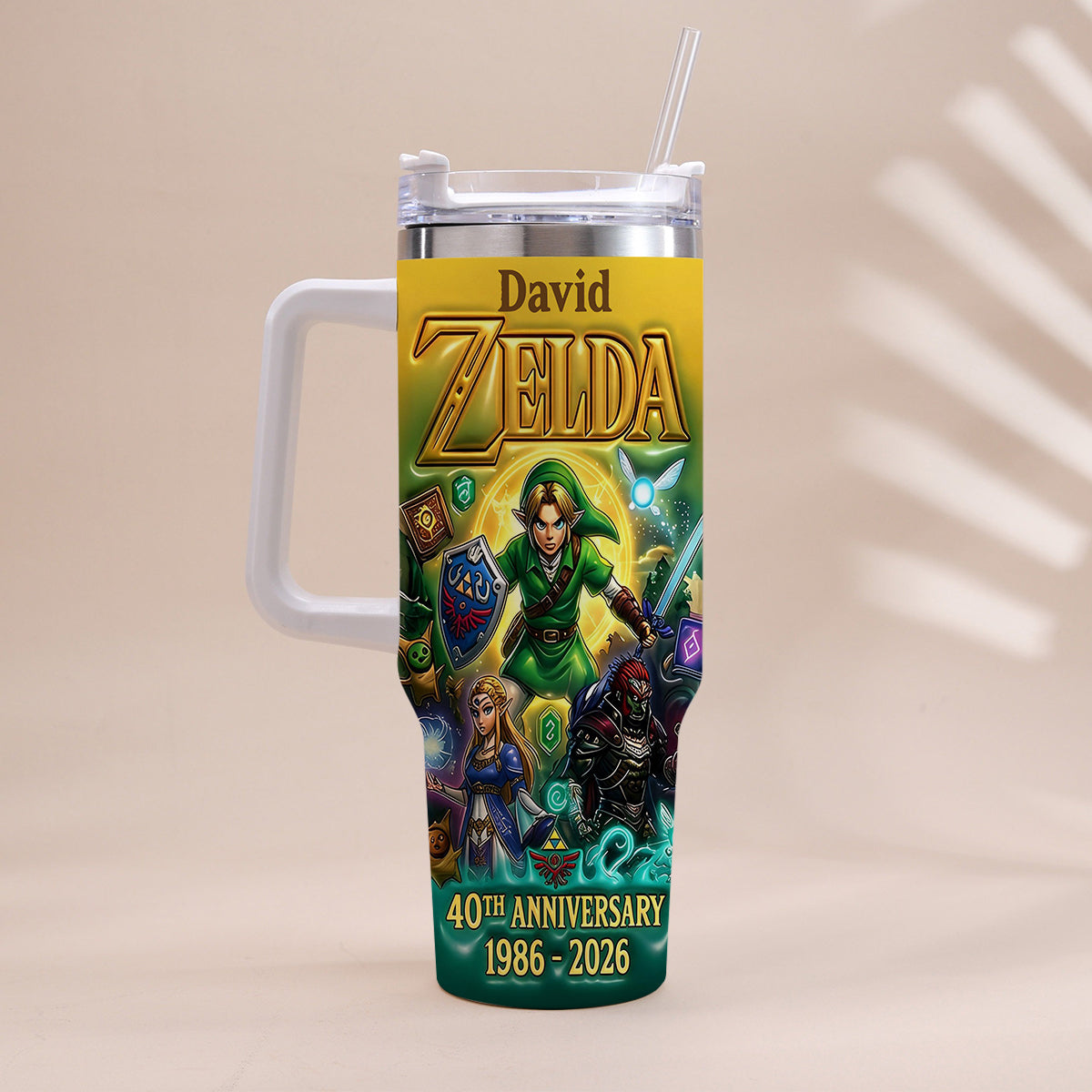 Best Memories - Personalized The Hero's Legend Tumbler With Handle