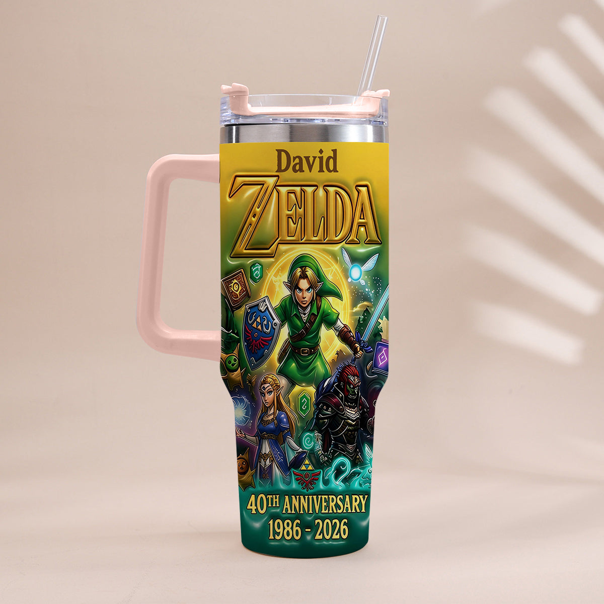 Best Memories - Personalized The Hero's Legend Tumbler With Handle