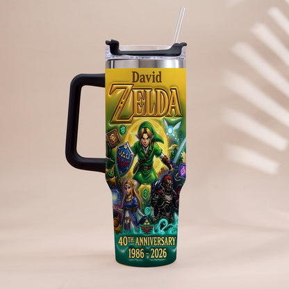 Best Memories - Personalized The Hero's Legend Tumbler With Handle