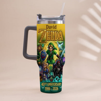 Best Memories - Personalized The Hero's Legend Tumbler With Handle