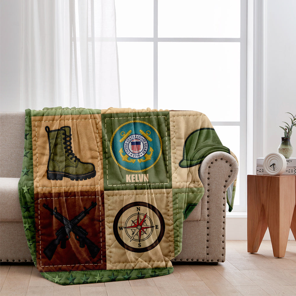 250 Years Of Honor - Personalized Veteran Blanket