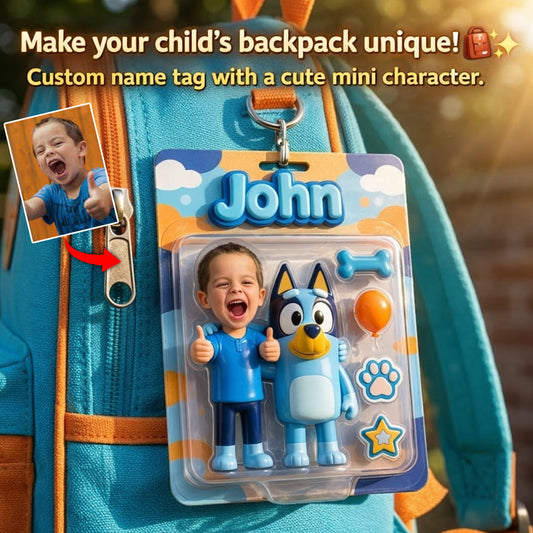 Blue Dog, Best Gift for Kids - Personalized Blue Dog Car Ornament