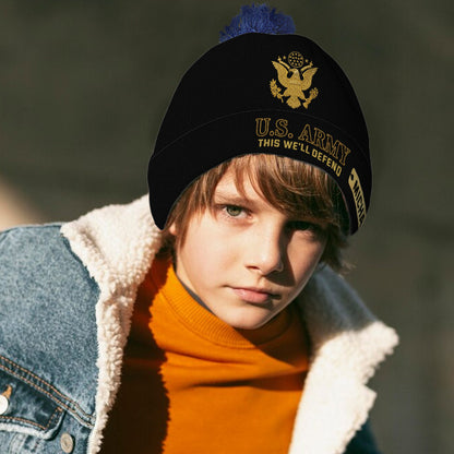 This We'll Defend - Personalized Veteran Beanie Hat