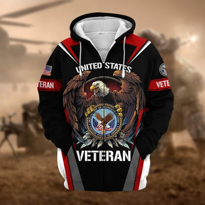 Honoring All Who Served US - Personalized Veteran All Over Shirt