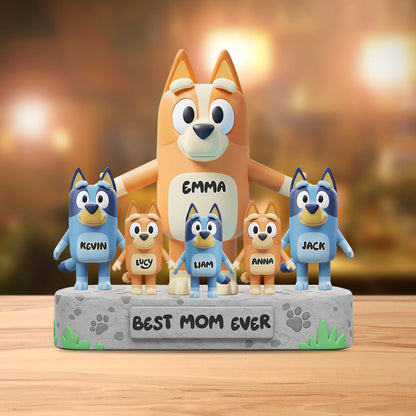 Best Mom Ever - Personalized Mother Custom Shaped Acrylic Plaque