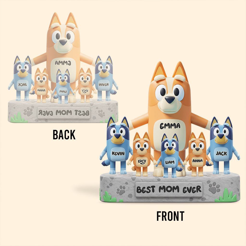 Best Mom Ever - Personalized Mother Custom Shaped Acrylic Plaque