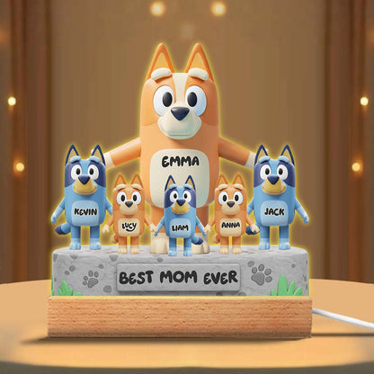 Best Mom Ever - Personalized Mother Custom Shaped Acrylic Plaque