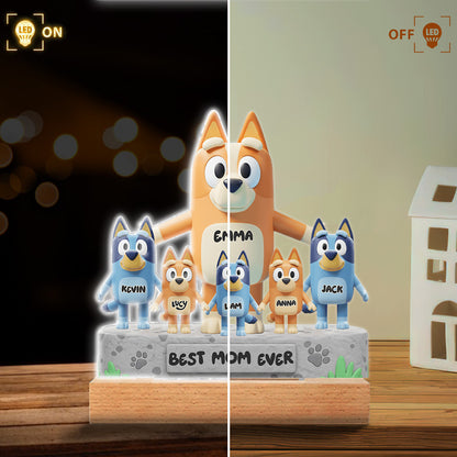 Best Mom Ever - Personalized Mother Custom Shaped Acrylic Plaque