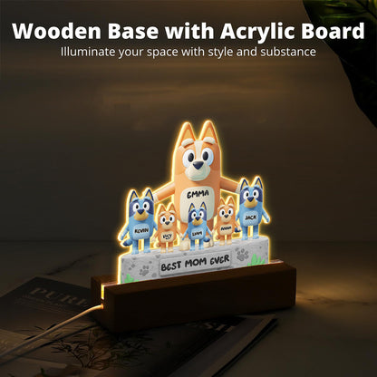 Best Mom Ever - Personalized Mother Custom Shaped Acrylic Plaque