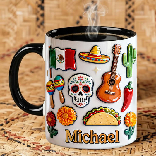 Proud To Be Mexican - Personalized Expats Accent Mug & Coaster