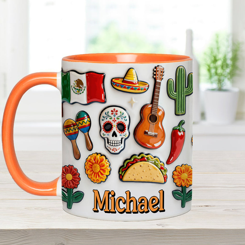 Proud To Be Mexican - Personalized Expats Accent Mug & Coaster