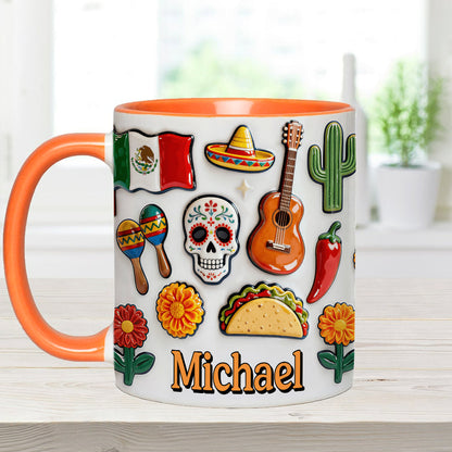 Proud To Be Mexican - Personalized Expats Accent Mug & Coaster