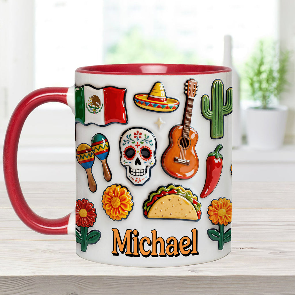 Proud To Be Mexican - Personalized Expats Accent Mug & Coaster