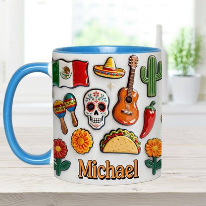 Proud To Be Mexican - Personalized Expats Accent Mug & Coaster