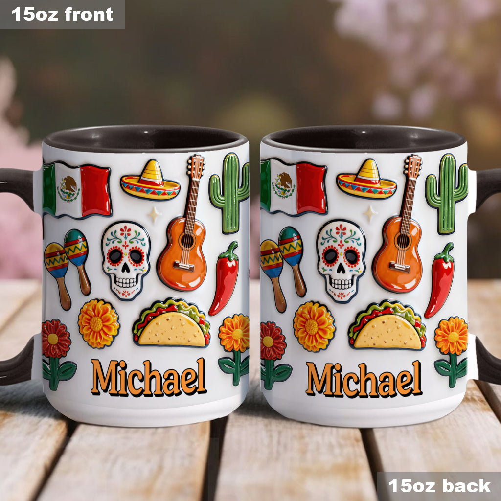 Proud To Be Mexican - Personalized Expats Accent Mug & Coaster