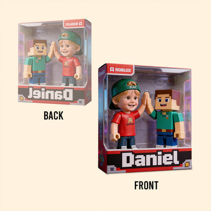 Kid Game Character Custom From Photo - Personalized 3D Gaming Custom Shaped Acrylic Plaque