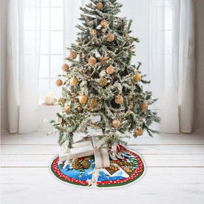 Magic Christmas - Personalized Mouse Tree Skirt