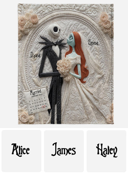 Till Death Do Us Part - Personalized Nightmare Blanket