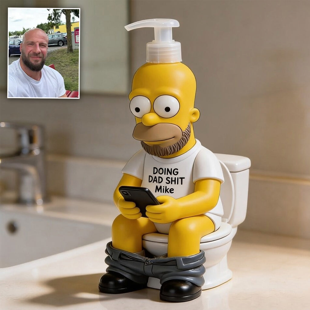 Doing Dad Sh*t - Personalized Cartoon Family Pump Dispenser