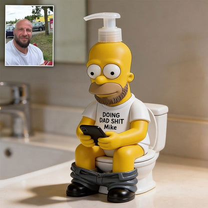 Doing Dad Sh*t - Personalized Cartoon Family Pump Dispenser